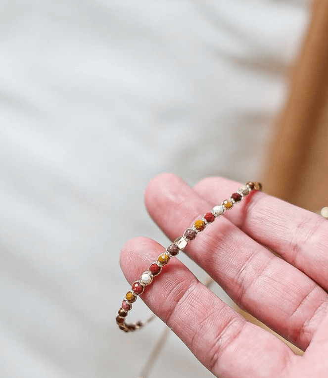 Simple bracelet Tiger eyes